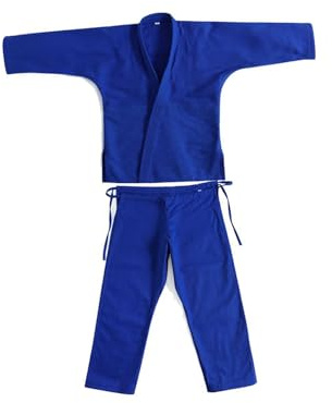 wisoolkic Gi de Judo, Uniforme de karaté pour Hommes, Femmes et Adultes, en entraînement, Respirant et léger, en Coton, vêtement d'arts Martiaux, Uniforme
