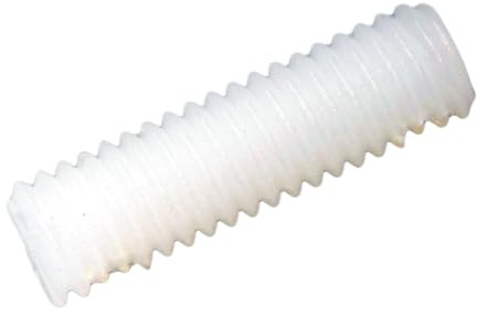 Barra Asta Filettata in Plastica (Nylon 6.6) Lunga 1 Metro per Fissaggi e Connessioni in Edilizia e Carpenteria - M3 - 1 pezzi - Plastic Hardware Store