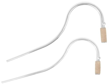 Tacdas Fagot de Mástil Curvo Plateado Fagot de Mástil Curvo y Corto Accesorios para Instrumentos de Viento de Madera