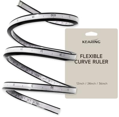 Kearing courbes Règle flexible ruban à mesurer pour l'ingénierie Dessin, design graphique, design, DE Vêtements toutes sortes de peinture 30cm
