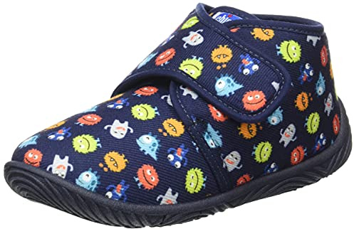 Chicco, Pantuflas Niño, Zapatillas para la Guardería y la Casa con Cierre Cómodo Ajustable, Designed in Italy