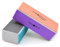 Blocco di blocco per unghie a 4 vie, per levigatura, lucidatura, lucidatura, strumento per nail art (colore casuale, 10 pezzi)