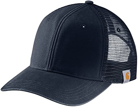 Carhartt Men's Canvas Mesh Back Cap, Navy, One Size