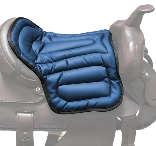 -Sattelunterlage, Sattelunterlage - PU-Leder-Sattelunterlagen Western - Stoßdämpfendes Sattelsitzpolster, weiche Reitausrüstung für den sportlichen Schutz des Pferderückens
