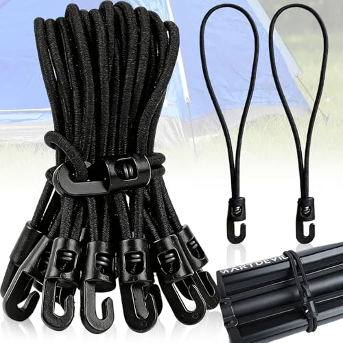 Oneroomone 20 Pezzi Espansore Con Il Gancio, 10 cm Multiuso Tenditore in Gomma per Uso Esterno Tende da Campeggio Telone Telo Piscina Trampolino Fissaggio (3,94 pollici,Nero)