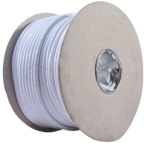 20m 3183Y 15 AMP Electrical Cable White Round Mains Wire Flex 1.5mm 240V 3 Core