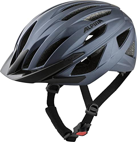 ALPINA Delft MIPS - Sicherer, Leichter & Individuell Anpassbarer MIPS Fahrradhelm für Erwachsene, optimaler Schutz durch MIPS, Indigo matt, M (51-56 cm)