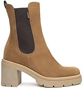 Nero Giardini I117130D Stivaletti Chelsea Donna in Pelle - Malto 37 EU