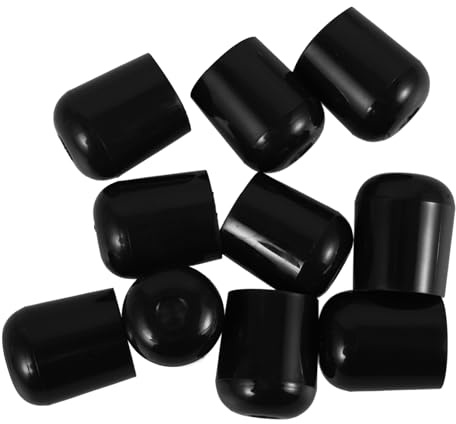 LALAFINA 10piezas Protectores Para Patas De Silla Redondos Negro Tapas Duraderas Para Muebles Cubiertas Resistentes Para Proteger Suelos De Madera Interiores y Dormitorios