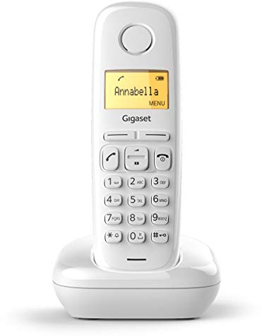 Gigaset A170 - Telefono Portatile - Display Grafico Illuminato - Facile da Usare - Installazione Facile, Bianco [Versione Italiana]