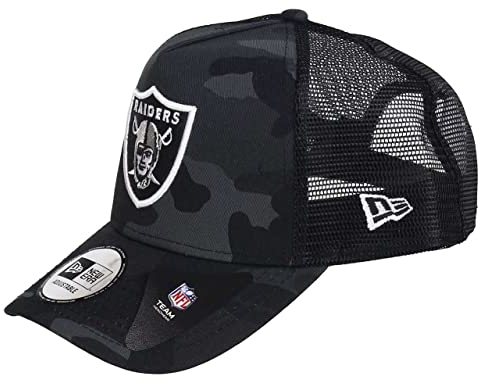 New Era Las Vegas Raiders Core A-Frame Adjustable Trucker Cap - One-Size