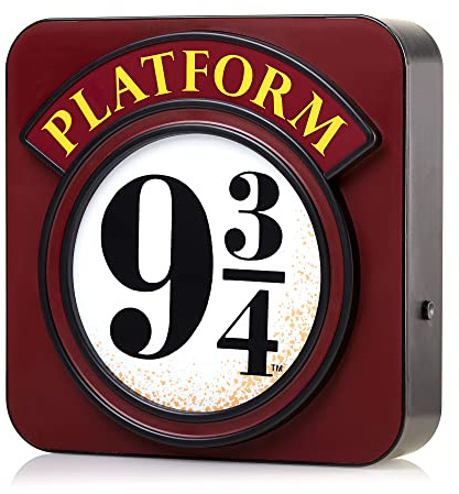 Numskull Harry Potter Desk Lamp Wall Light - Ambient Lighting Gaming Accessory for Bedroom, Home, Study, Office, Work - Official Harry Potter Merchandise