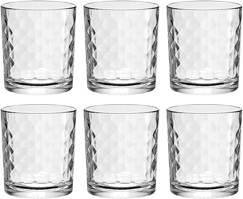 KONZEPT Verres à dessert en verre 240 ml, ensemble de 12, verres à dessert universels, idéaux comme verres à boire, coupes à glace, bols à dessert en verre