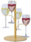 SpritzUpYourLife Getränke Tower ohne Montage - Aperol Ständer für 4 Gläser - lustige JGA Deko & Aperol Geschenk - Cocktail Tower für Sarti Rosa Aperitif (gold)