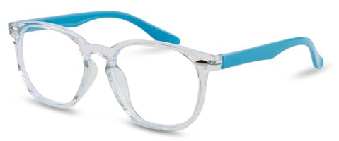 Fogcays Gafas de bloqueo de luz azul para niños, lentes de computadora para juegos, antifatiga ocular, antirreflejos UV y filtro de luz azul