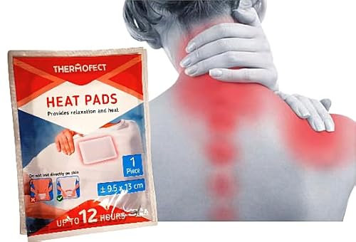Thermofect Patchs Chauffants, 9,5 x 13 cm, Soulagement des Douleurs Musculaires et Courbatures, Effet 12 Heures
