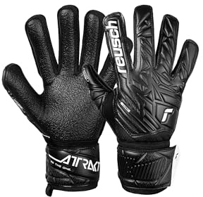 Reusch Attract Resist Junior Gants de Gardien de But antidérapants pour Enfants et Adolescents pour garçons et Filles, Parfaits pour Les terrains durs et Le Gazon Artificiel