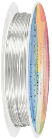 M METERXITY 0.7mm/21 Gauge Copper Wire 3.1m/10.2ft, Bright Silver