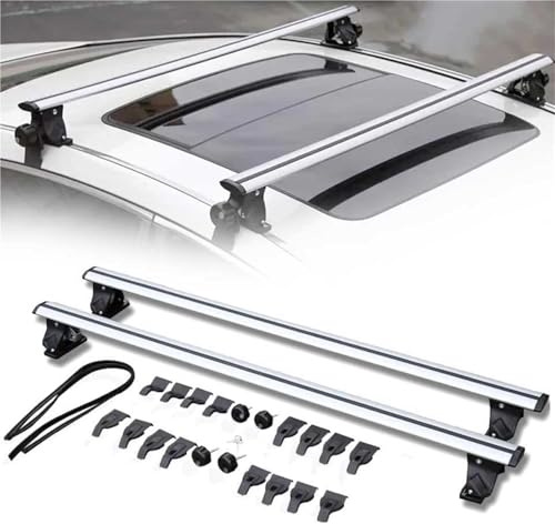 Barras Transversales De Techo con Cerradura para Equipaje Techo Sedán Aleación Aluminio para para Cruze 4 Puertas