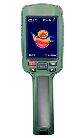 Termocamera 120x160Pixels Super Resolution 25HzRefresh Rate Infrare 20℃~ 400℃ Ranges Batteria ricaricabile ad alta risoluzione Thermal Imager