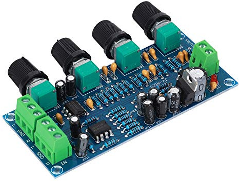 Sorandy NE5532 Board Högpresterande Förstärkare med Volymkontroll för Audiofiler, DC 12-24V Strömförsörjning, 1 Enhet