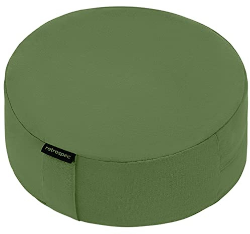 Retrospec Sedona Meditation Cushion, Buckwheat Pillow, Meditation Pillow