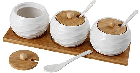 HEMOTON Caja Para Tarros De Condimentos De Bote Para Sal y Especias Accesorios De Cocina Cocina