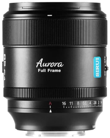 SIRUI Aurora 85mm F1.4 Full Frame Auto Focus Lens, Telephoto Prime Portrait Lens for Z Mount Cameras, Black