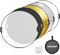 NEEWER 32/80cm Light Reflector, 5 in 1 Foldable Multi Disc Photography Light Diffuser Translucent/Silver/Gold/White/Black with Clamp/Grips, 3/8 Thread/Cleaning Cloth for Outdoor Lighting, RF-80II
