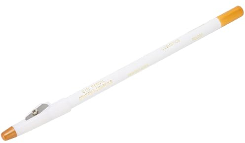 KIMISS Relleno de Lápiz de Barba Profesional | Herramienta de Revestimiento de Lápiz de Barba para Dar Forma y Estilo | Pen de Compacta para Ordenadas y Gruesas (WHITE)