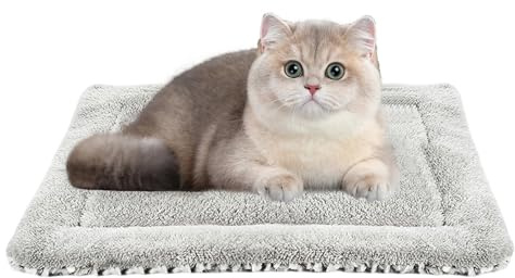 Cama Térmica Autocalentable Para Gatos - Manta Térmica Doble Cara Para Mascotas En Invierno,Manta Lavable Para Mascotas Conejos Y Animales Pequeños En Exterior Invierno Hogar Sofá Jaula Transportín Y