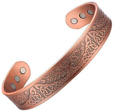 ARYIMYDP Pulsera Magnética de Cobre, para Hombre y Mujer, Ajustable, Ideal Como Regalo para Fiestas, Aniversarios y Cumpleaños, Navidad y San Valentín
