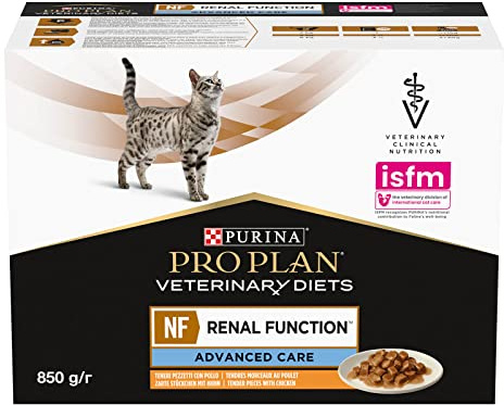 PRO PLAN VETERINARY DIETS NF Renal Function Wet Cat Food Chicken 10x85g