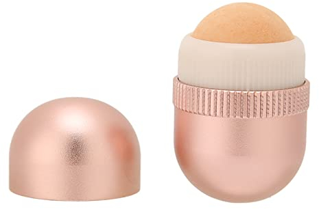 Volcanic Oil Absorbing Roller, Oil Absorbing Face Roller, Volcanic Stone Facial Oil Absorbing Rod, Absorb Excess Oil Reusable Mini Facial Massage Volcanic Oil Absorbing Roller for Oily Skin