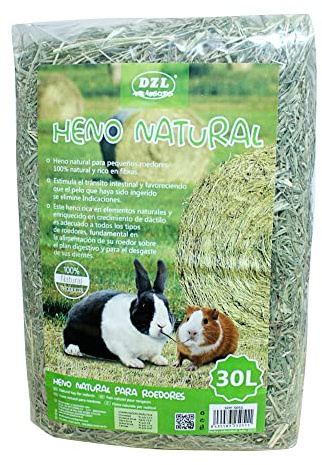 SMELL & SMILE 3X1KG Heno Fresca para roedores Heno de Alta montaña para Hamster heno Natural para Mascotas pequeñas (Sabor OriginalX3PC)