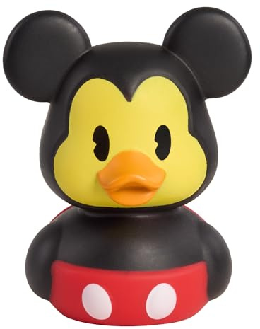 Just Play Personajes, Mickey The Black Mouse - Pato de goma de 2.5 pulgadas