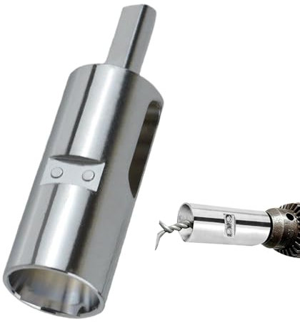 Twist Ties Per Drill Chuck - Strumento Di Torsione Del Filo Per Recinzione A Catena | Costruzione In Acciaio Ad Alta Tensione Con Design Triangolare Gambo | Compatibile Con Esercitazioni Da 3/8 senza