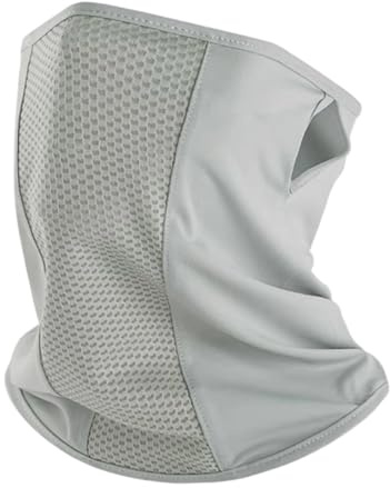 SueaLe Copertura per il viso in poliestere leggero che protegge dal sole e ad asciugatura rapida, per attività all'aperto, ciclismo, escursionismo, pesca, copertura traspirante