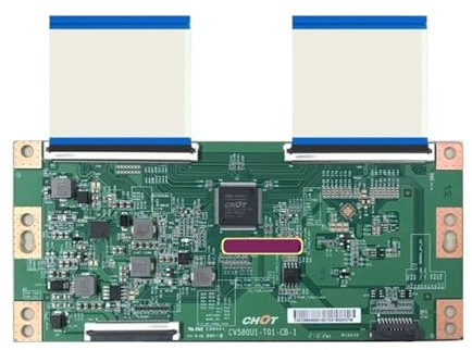 Scheda TV CV580U1-T01-CB-1 T-CON, Compatibile Con TV Da 58 Pollici, Scheda Logica CV580U1 T01 CB 1 96 Pin(Board with cables)