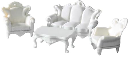 perfeclan canapé miniature à l'échelle 1/50, ornement réaliste, mobilier miniature pour micro-, diorama, décoration table en sable, Style B