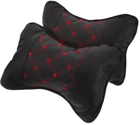 LRXIYODE 2 Piezas Almohada Cuello del Coche, Reposacabezas Algodón PP