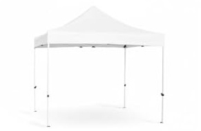 Carpa Plegable 2x2 Master - Blanco - Impermeable - Cenador Ideal para Camping, Eventos, Playa, Jardín