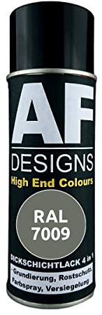 4 IN 1 Ral 7009 Verde Gris Dickschichtlack Laca Spray Lata de Aerosol