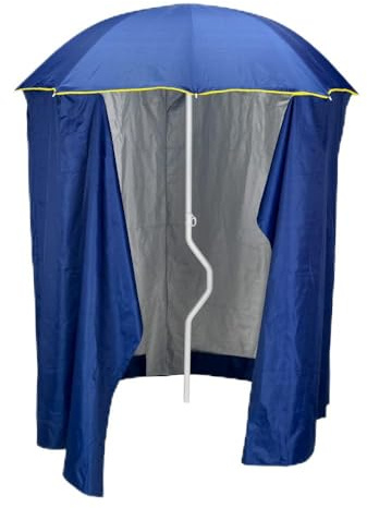 Produce Shop Sombrilla Playa y jardín GiraFacile 200 cm Protección UV Cortina Zeus - Azul Marino