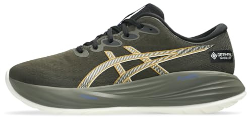ASICS Men's Gel-Cumulus 27 Running Shoes, 11.5, Brown Stone/Whisper Green