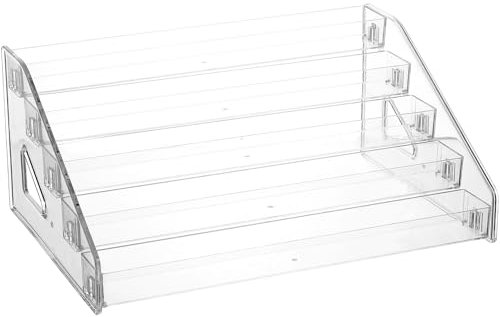 Beaupretty Organizzatore Di Trucco in Acrilico Espositore Per Profumi e Smalti Struttura Multistrato Compatto Facile Da Trasportare e Ordinare