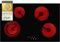 Exquisit Kochfeld EKC801-5Z | Glaskeramik | Touch Control | 4 Kochstellen | Rahmenlos | 7000 W, Schwarz