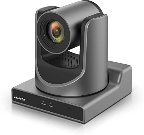 Zowietek New Gen PTZ AI Camera PoE | AI-spårning | 30X optisk zoom | samtidig SDI, HDMI- och USB-utgångar | IP livestreaming för möte, kyrka, evenemang, undervisning