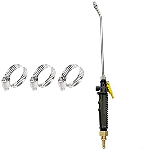 Varita de riego de jardín, repuesto de lanza pulverizadora, boquilla de pulverización 3/8, varita rociadora de manguera de jardín, para lavado de coches, riego de flores, baño de mascotas, 30 cm