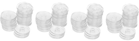 iplusmile 200piezas Arandelas Transparentes De Vinilo Para Reemplazo De Juntas De Tornillo Gaskets Antideslizantes Para Instalación De Manijas De Ducha